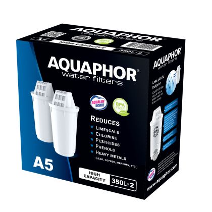 Replacement Water Filter Cartridge, AQUAPHOR A5, Pack of 2, code V940