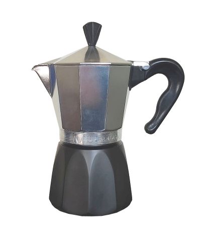 Aluminium Coffee Maker, SUPERMOKA, 3 Cups, code K904