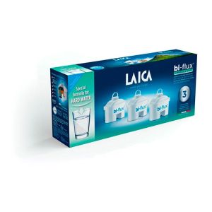 Replacement Water Filter Cartridge, LAICA Bi-Flux Limescale HARD, Pack of 3, code V904