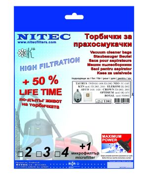 Vacuum Cleaner Bags, code T381